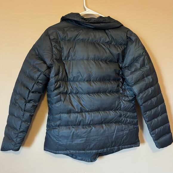 NAU Womens Medium Jacket Down Puffer Quilted Cross Button Long Sleeve Pockets - Picture 3 of 14